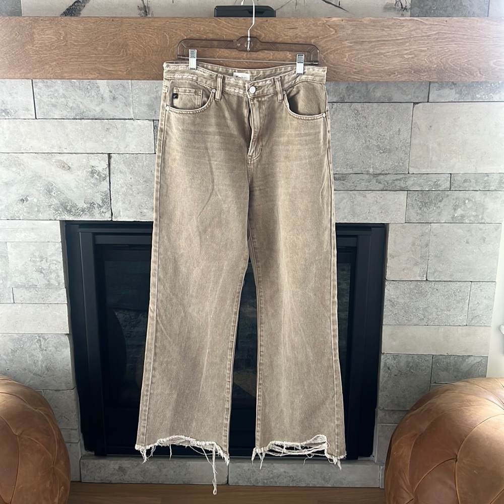 KanCan High Rise Women Jeans in Tan